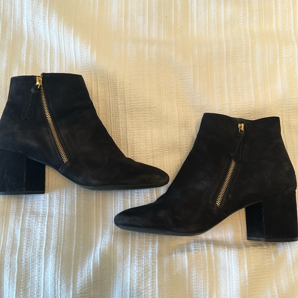 Cole Haan Black Suede Bootie